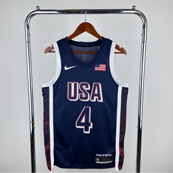 Nike USA Basketball Jersey - Navy and White - Picture 1 of 5